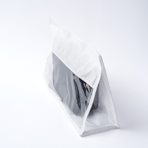 Kit 4 Organizador Protetor Para Bolsas Carteiras Clutch Pochete Tiracolo (p) Fechamento Com Velcro 20ax34lx12p Branco