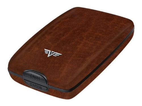 Billetera Importada Tru Virtu Cash & Cards Natural Brown