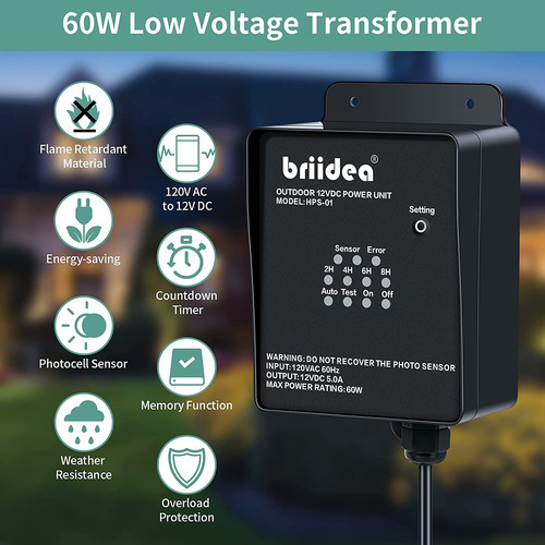 Transformadores De Bajo Voltaje Para Exteriores, Briidea...