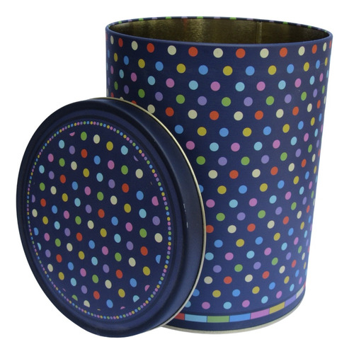 Latas Hojalatas Con Diseños Para Galletitas O Alimentos Violeta Oscuro