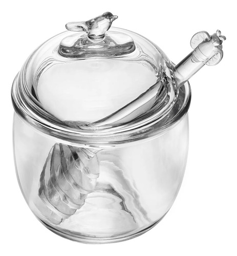 Meleira Bird Em Cristal Ecológico Com Pegador E Tampa 150ml