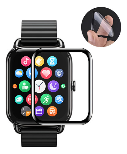 Mica Protectora 3d Tpu Para Smartwatch Colmi P28plus