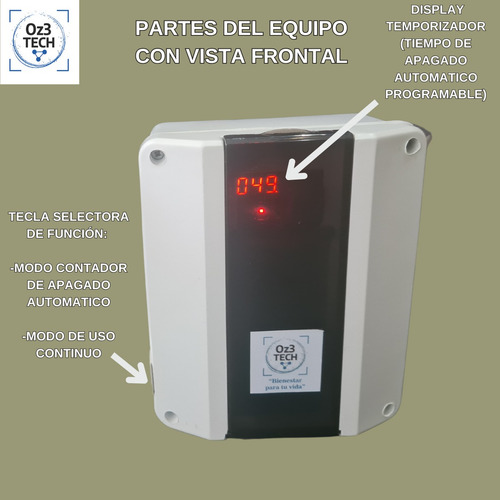 Generador De Ozono T5 Agua, Carnes Y Más. Programado