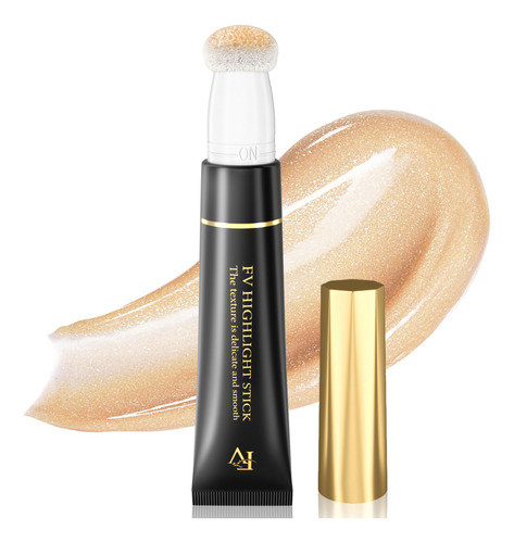 Fv Maquillaje Iluminador Liquido, Ligero Y Brillante, Con Fo