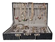 Comprar Kit Semi Joias Atacado Folheadas P\u002F Revender 100pçs + Maleta