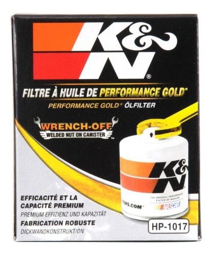 Filtro De Aceite K&n Chevrolet Spark 1.4l 2016 A 2019 Hp-101