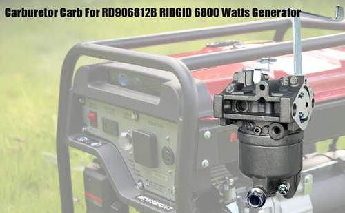 Carburador Compatible Con Rd906812b Ridgid 6800 Vatios Gener