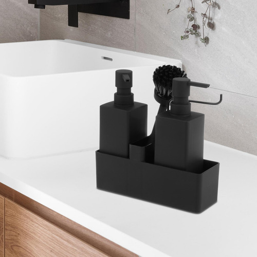 Juego De Dispensador De Jabón De Cocina, Cuadrado