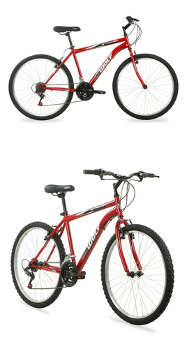 Bicicleta Montaña R26 18v Wolf Rojo L