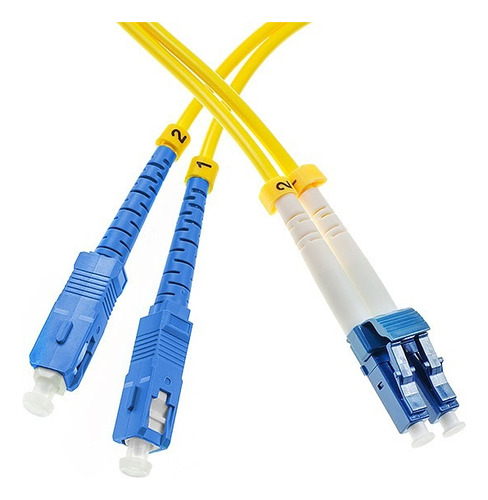 Patchcord Fibra Optica Monomodo Duplex Sc/pc - Lc/pc Glc 2m