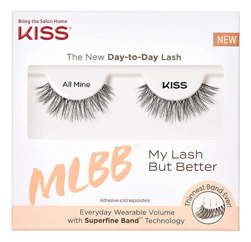Kiss Mlbb My Lash But Better - Pestañas Postizas De Volumen