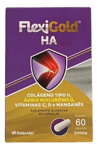 Kit Herbamed Flexigold Ha Com 5 Caixas De 60 Cápsulas Cada