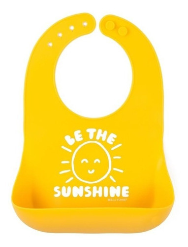 Babero Niños/bebés Silicona C/bolsillo Sunshine Bella Tunno