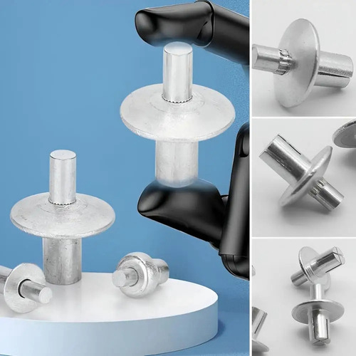 100 Piezas De Remaches De Aleación De Aluminio Hammer Drive