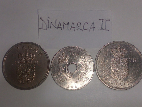 Monedas Dinamarca Lote