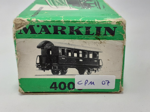 Imagen 10 de 10 de Nico Coche Pasajeros 2 Ejes Marklin H0 Excelente (cpm 07)