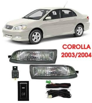 Kit Farol Milha Neblina Corolla 2003/04 Toyota