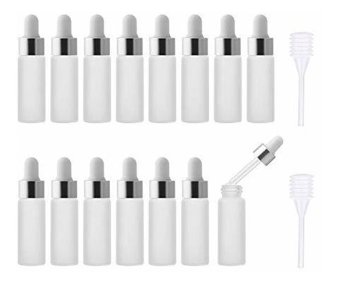 Perfumemos Enslz 15pcs 5ml Mini Botella De Gotero De Vidrio 