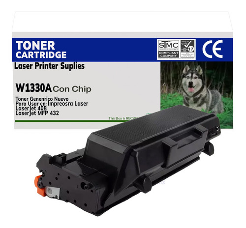 Toner Laser Generico 1330a Par Laserjet 408 Mfp 432 Con Chip