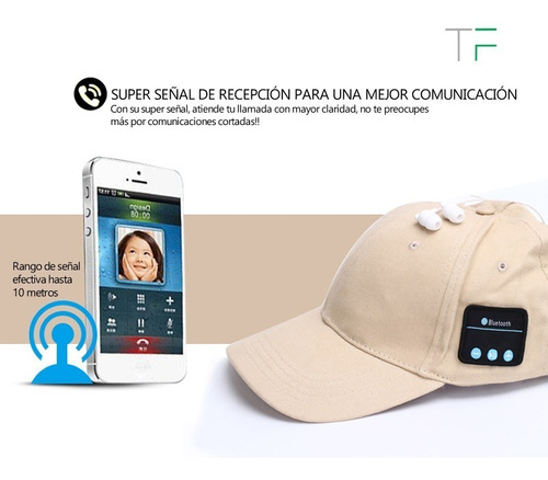 Imagen 4 de 8 de Gorro Con Auriculares Bluetooth