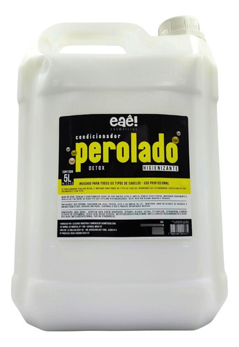  Condicionador Perolado 5 Litros Lavatório Salão Profissional