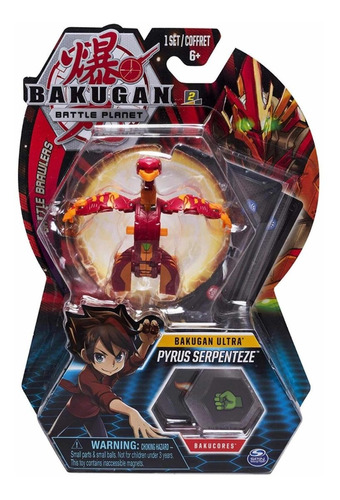 Bakugan Ultra Pyrus Serpenteze Kit Edicion 2019