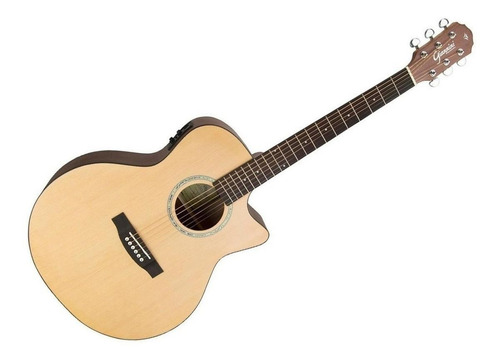 Violão eletroacústica Giannini Performance GSF-3 CEQ para destros natural satin madeira técnica verniz fosco