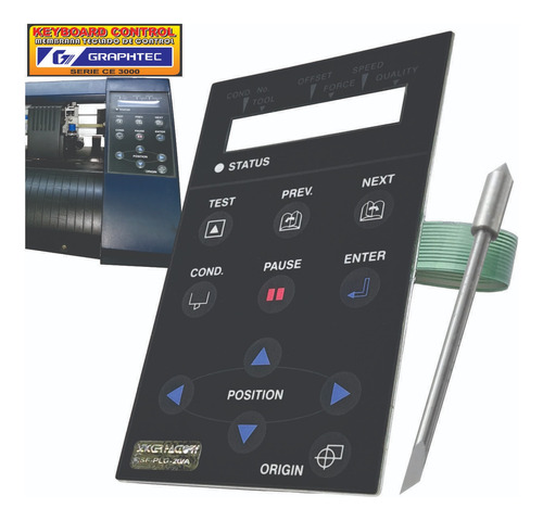 Panel Graphtec Plotter Ce3000 Med.original+navaja Gratis
