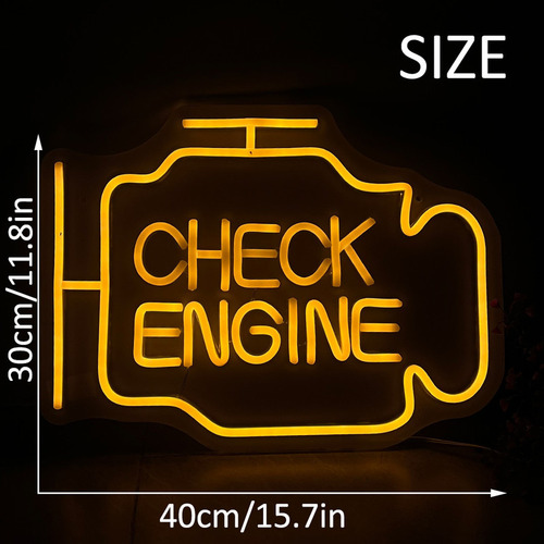 Lámpara Led Decorativa Check Engine 110-220 V