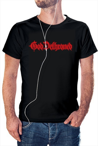 Polera Negra God Dethroned Metal Rock 