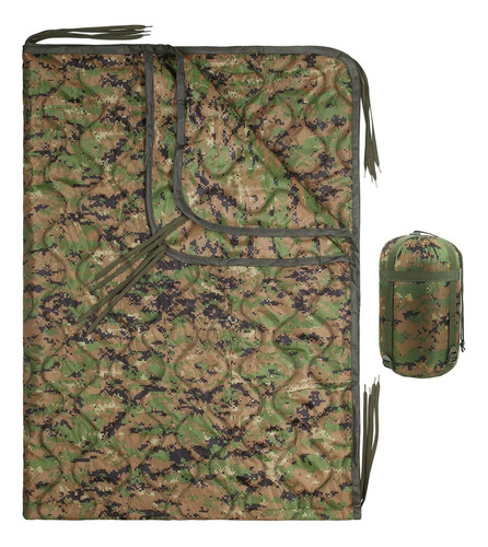 Huwluiwa Military Woobie - Manta Impermeable Para Campament.