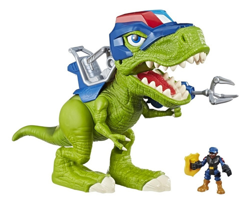 Playskool Héroes Chomp Squad Trooper Saurio Y Bobby Badge