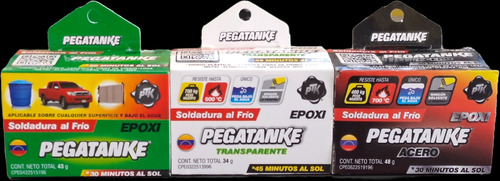 Pegatanke, Pega Tanque Original, Transparente, Acero