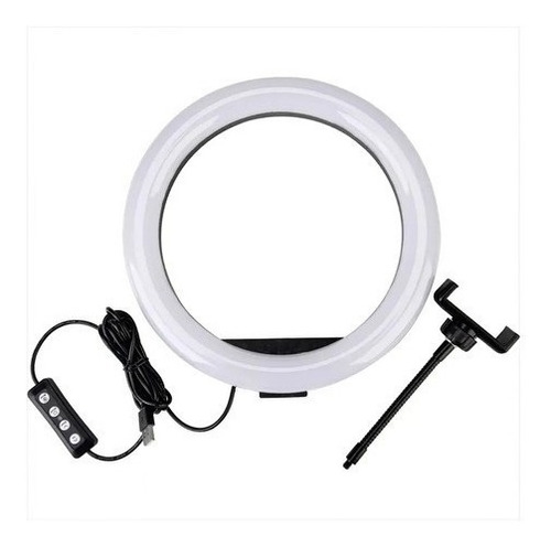 Imagen 2 de 3 de Aro De Luz Led Grande 31cm 12 Con Tripode 2.1m Tik Tok