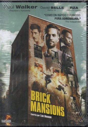 Brick Mansions - Dvd Nuevo Original Cerrado - Mcbmi