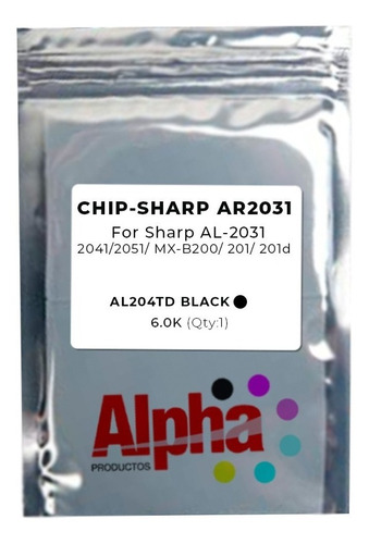 Chip Compatible Con Sharp Al-2031/2041/2051/2061 
