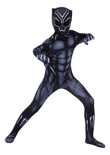 Disfraz De Black Panther, Disfraz De Superhéroe Para Niños