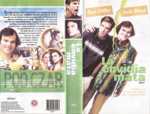 La Envidia Mata Vhs Envy Ben Stiller Jack Black 2004 (Usado)