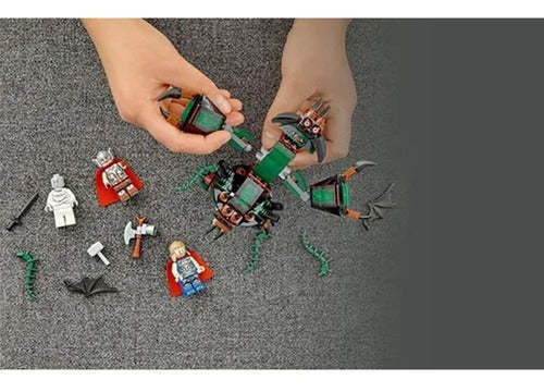 Imagen 5 de 5 de Lego Marvel Ataque Asgard 159 Piezas 76207