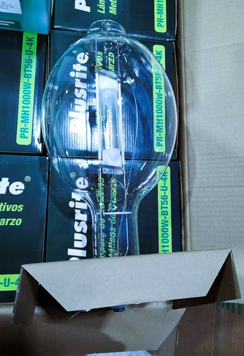 Foco De Aditivos Metálicos Plusrite 1000w E39 2pz