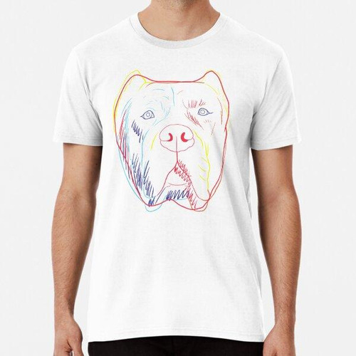 Remera Colorido Perro Dogo Canario Algodon Premium