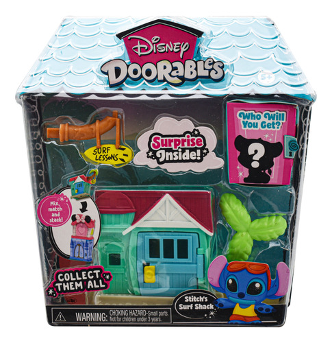 Disney Doorables Choza De Surf De Stitch Mix Match Just Play