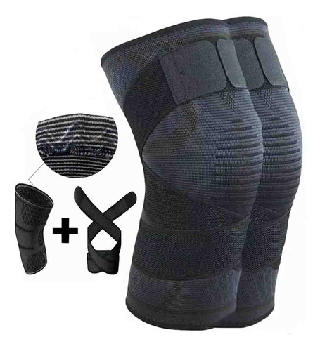 Deportivas Elásticas Rodilleras Para El Gym (2pcs)