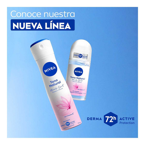 Nivea Tono Natural Miracle Sweet Antitranspirante 72h 50ml Lirio