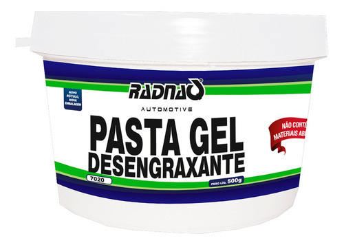 Pasta Gel Desengraxante 500g Limpar E Desengraxar A Pele R