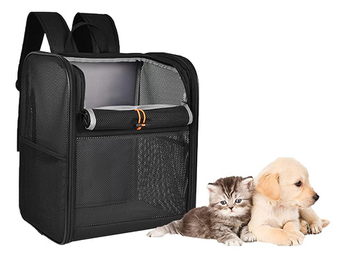 Mochila De Transporte Plegable Para Perros Y Gatos 