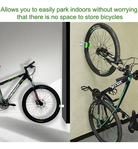 4 Ganchos De Pared Con Hebilla De Aparcamiento Para Biciclet