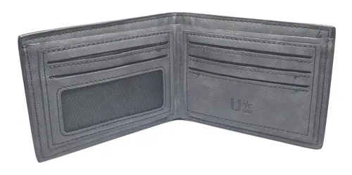 Billetera Uniform De Hombre 11 12626 Eco Cuero En Caja