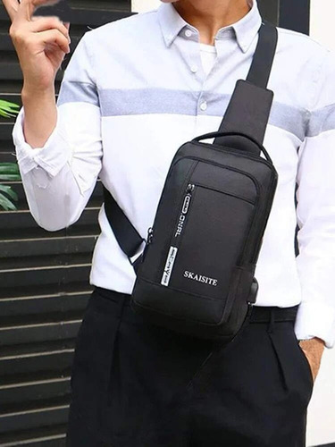 Imagen 2 de 10 de Morral Bandolera Bolso Mochila Cruzada Importada Premium.