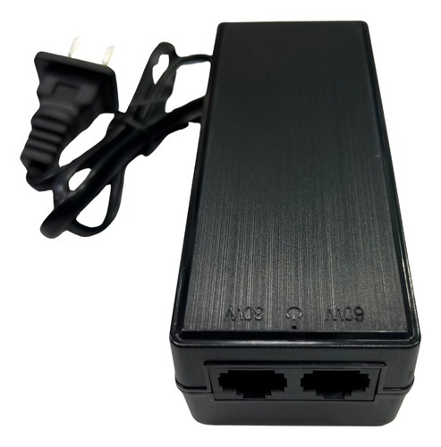 Inyector Poe Activo 30w 60w Af At Bt 100mt Gigabit Realtek